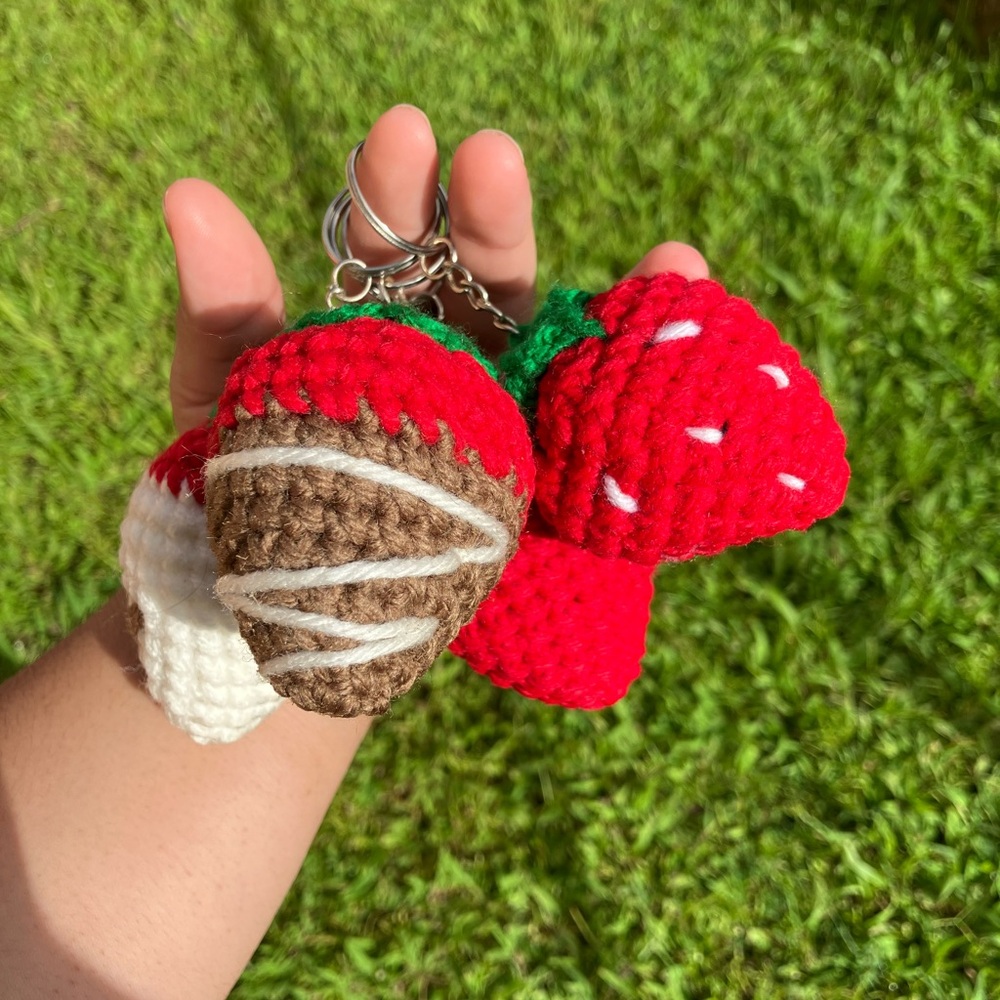 Strawberry Keychain